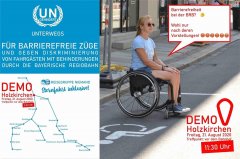 Plakat - Ungehindert unterwegs – Demo in Holzkirchen