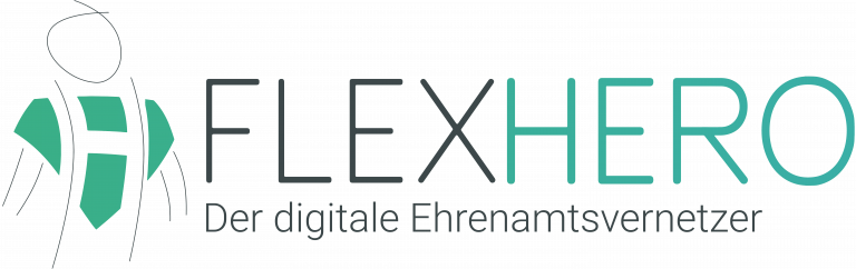 Logo FlexHero - der digitale Ehrenamtsvernetzer